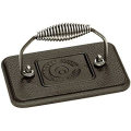 Vegetable Oil Cast Iron Grill Press with Steel Handle